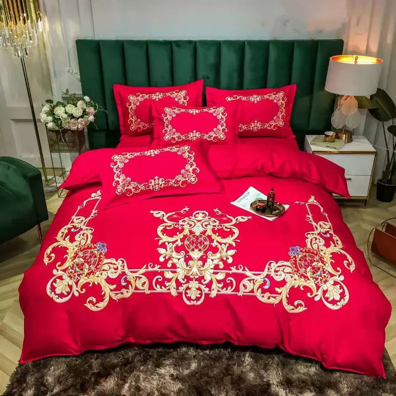 Luxury Horse Print Bedding Set