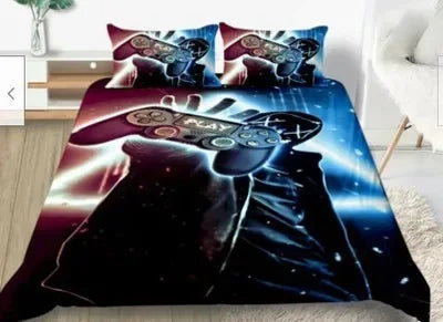 Gamepad Comforter Cover Gamer Bedding Set
