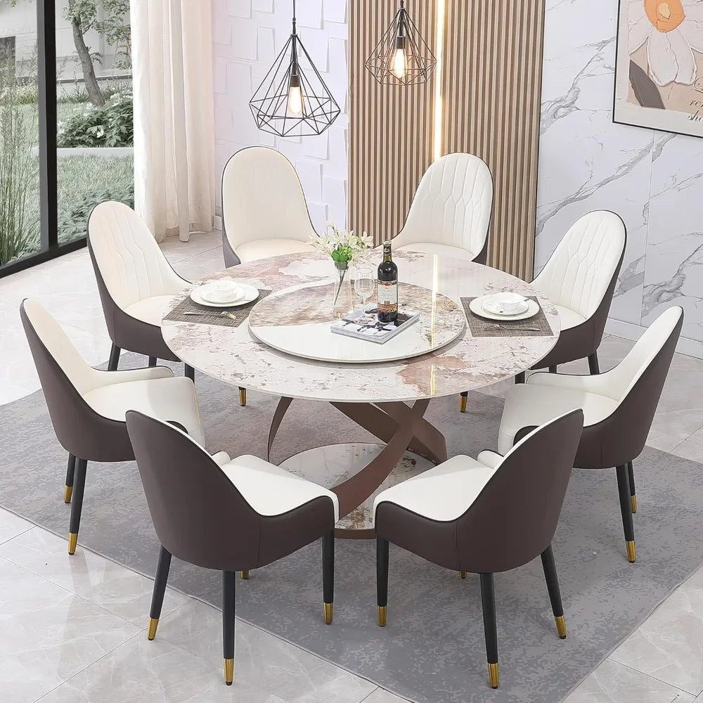 Modern 9 Piece Dining Table Set