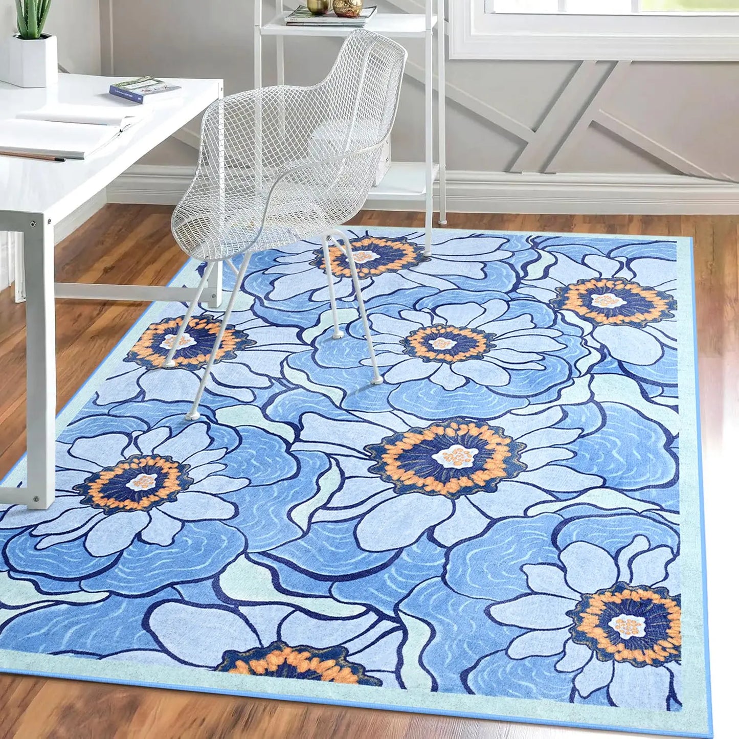 Faux Cashmere Vintage Floral Rugs