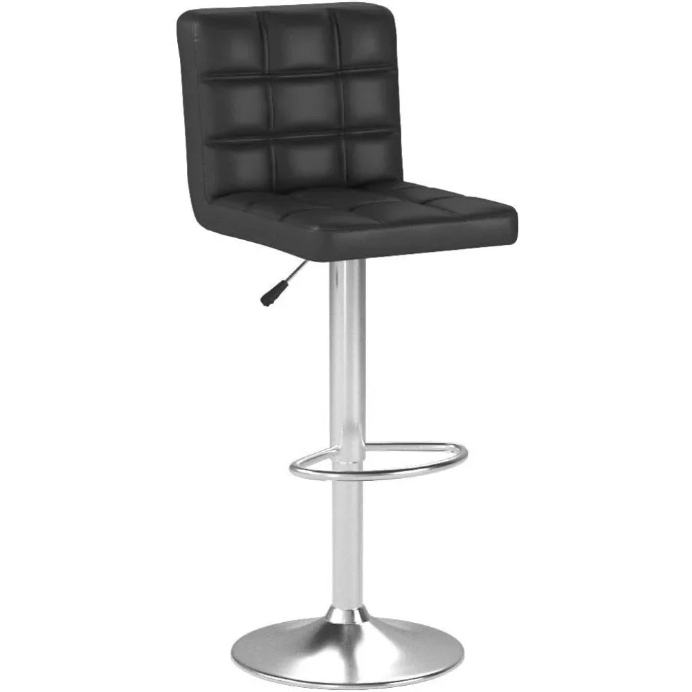 Modern Adjustable Bar Stool Set of 2
