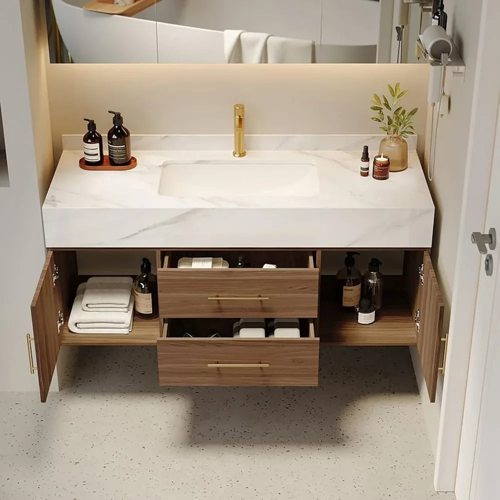 Floating Bathroom Vanity Set