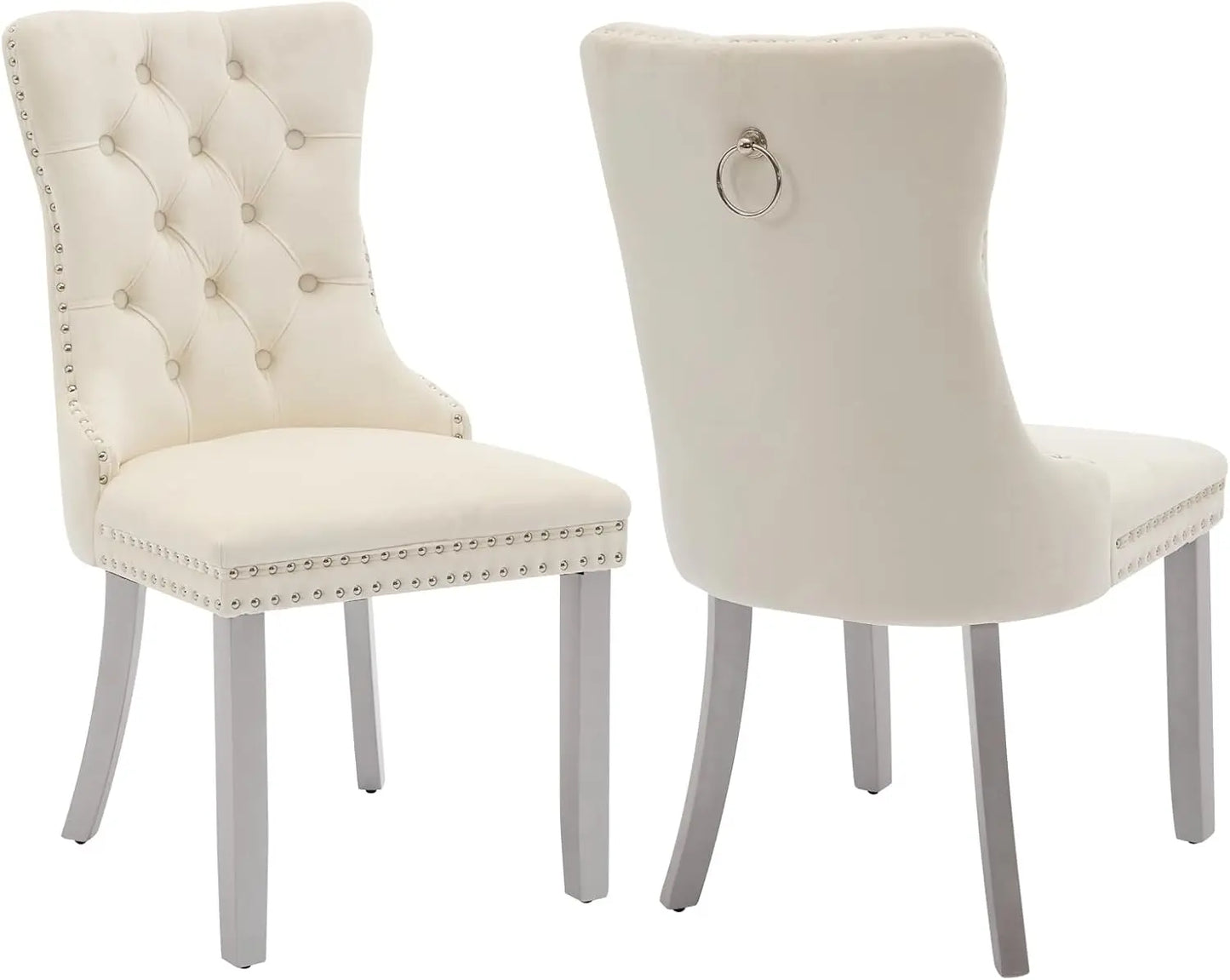 Velvet Upholstered Dining Room Chairs