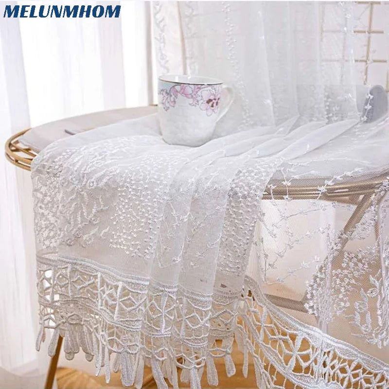 American Embroidered Sheers for Living Room Bedroom