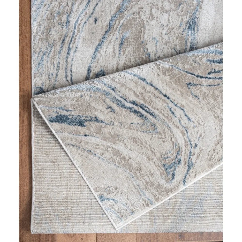 Ivory Area Rug - 5 ft. 3 in. x 7 ft. 3 in. - Floral Design