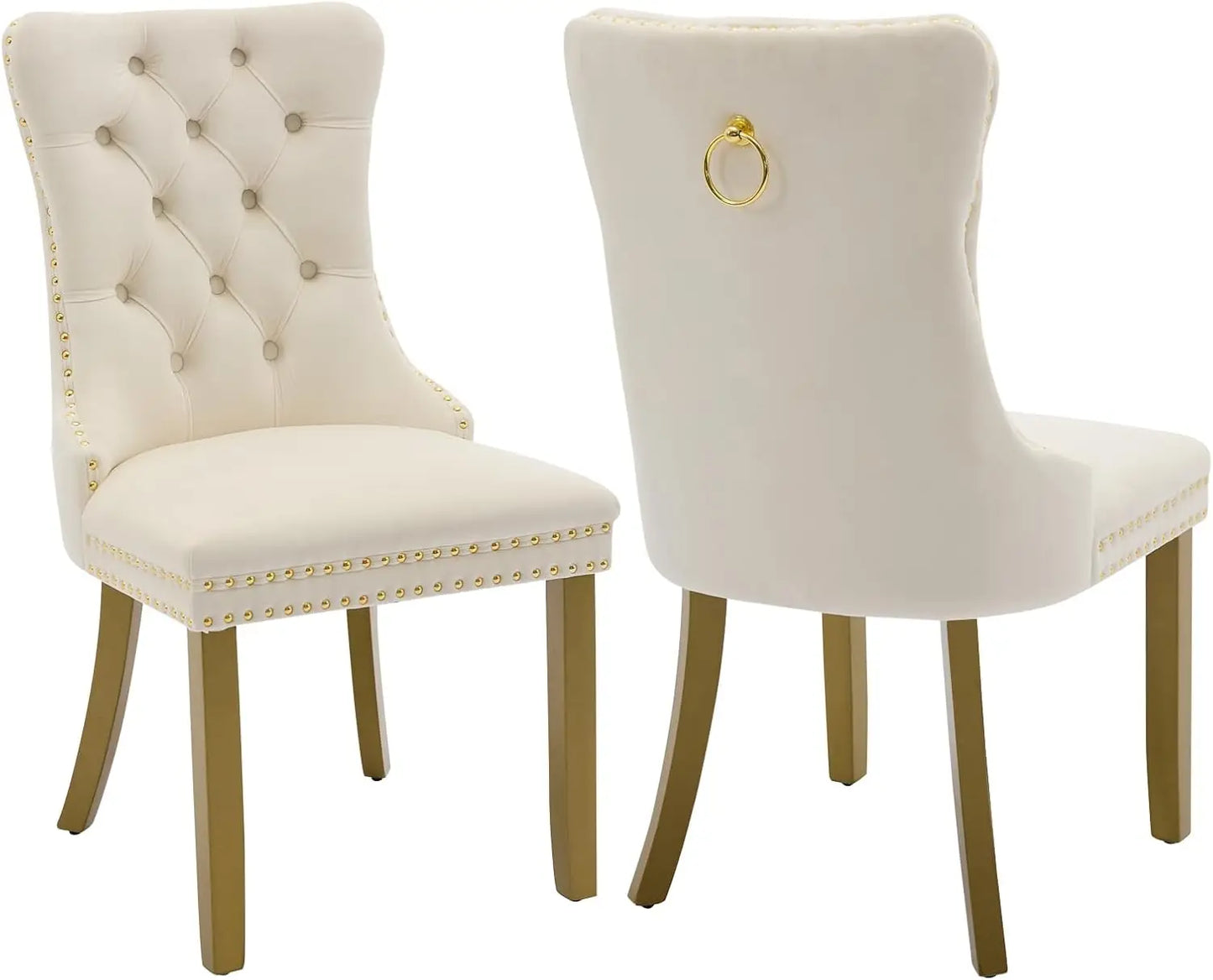 Velvet Upholstered Dining Room Chairs
