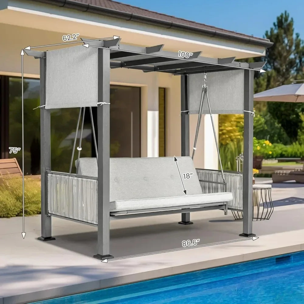 Patio Swing Bed for Balconies, Gardens and Poolside