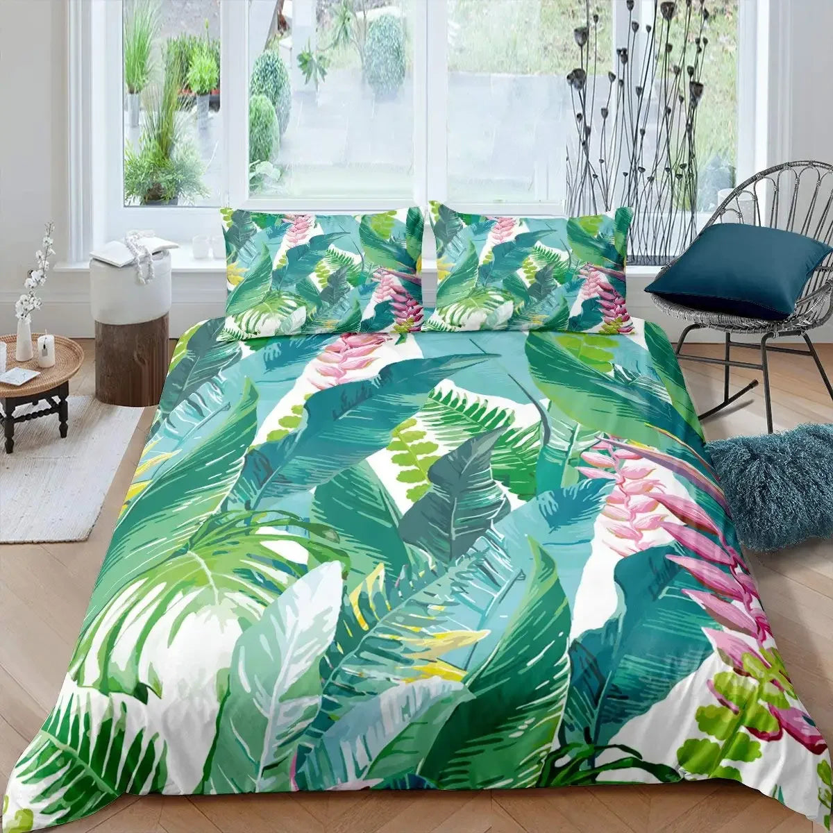 Palm Leaves Duvet Cover 2/3 Pieces