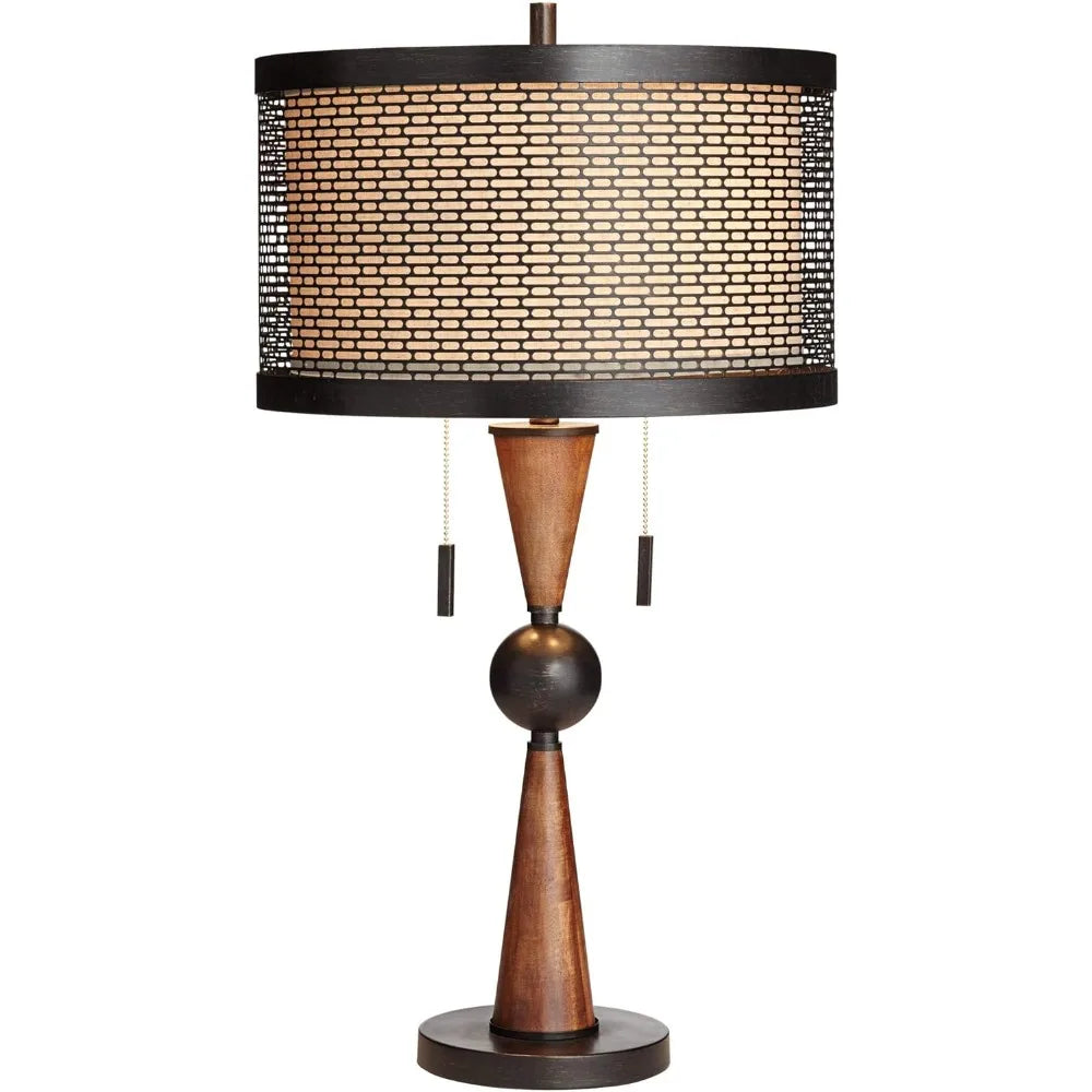 Rustic Farmhouse Table Lamp 29 3/4" Tall