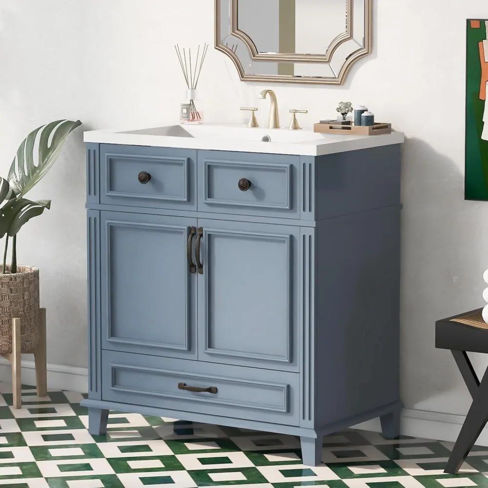 30 Inch Bathroom Vanity with Sink Combo