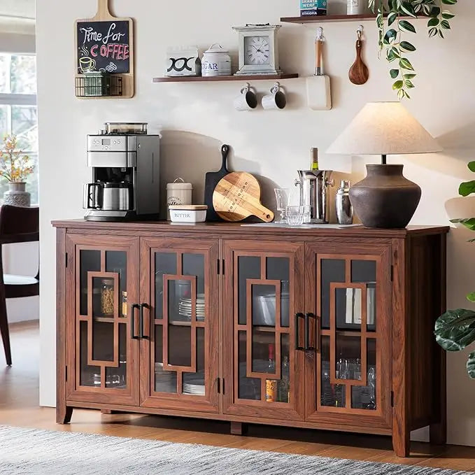 Large Sideboard Buffet Cabinet with Storage