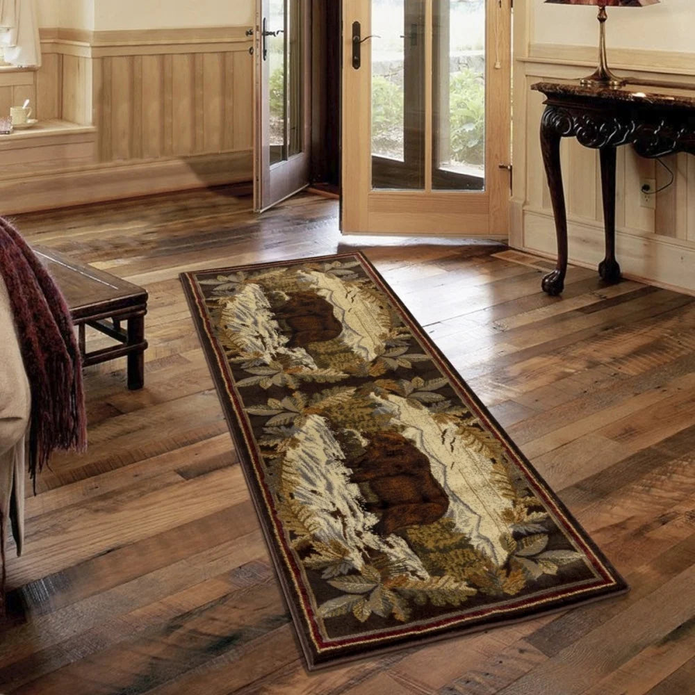 7 ft. 10 in. x 10 ft. 3 in. Lodge Area Rug