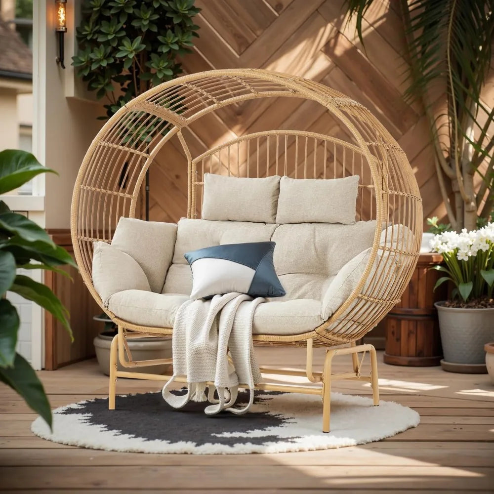 Outdoor Glider Egg Chair