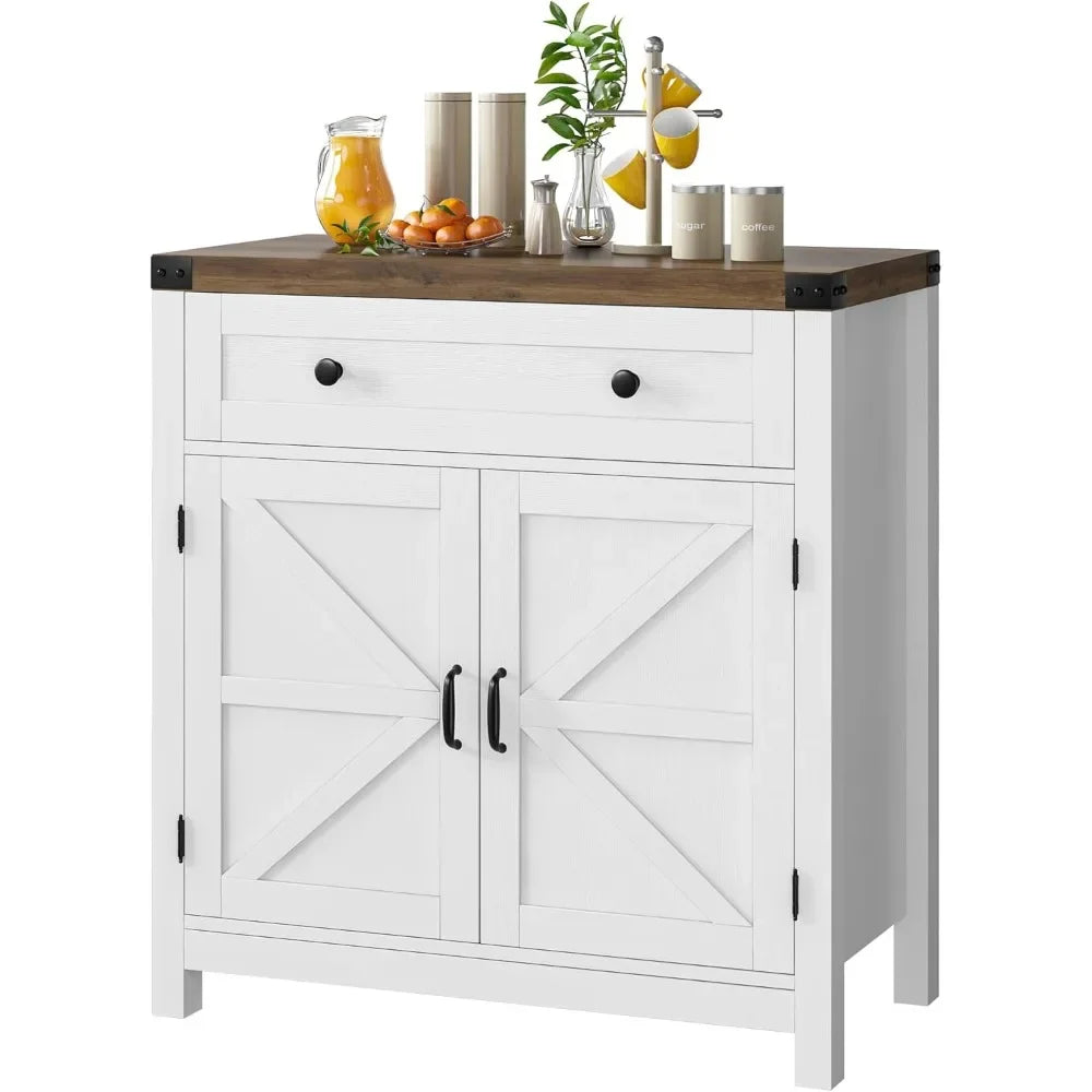 Farmhouse Kitchen Cabinet Adjustable Shelves