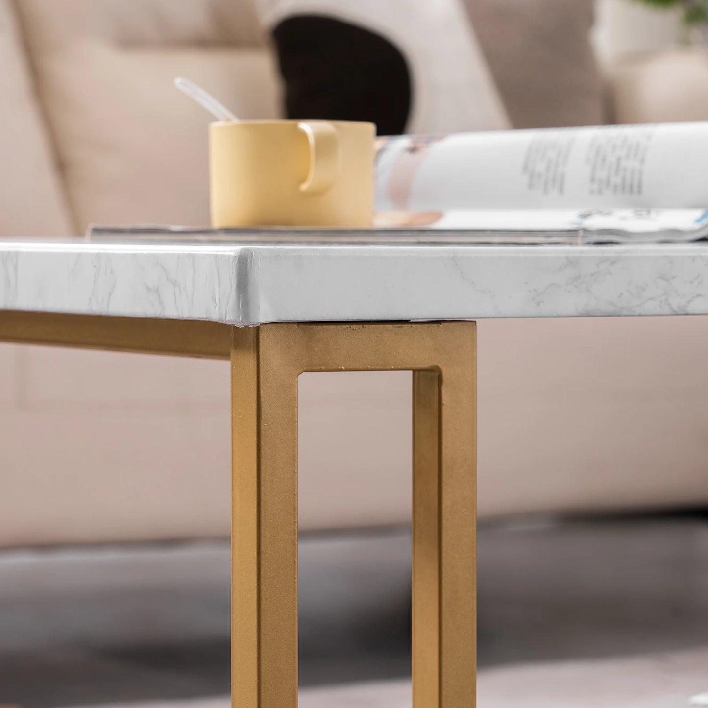 Simple Double-layer Coffee Table