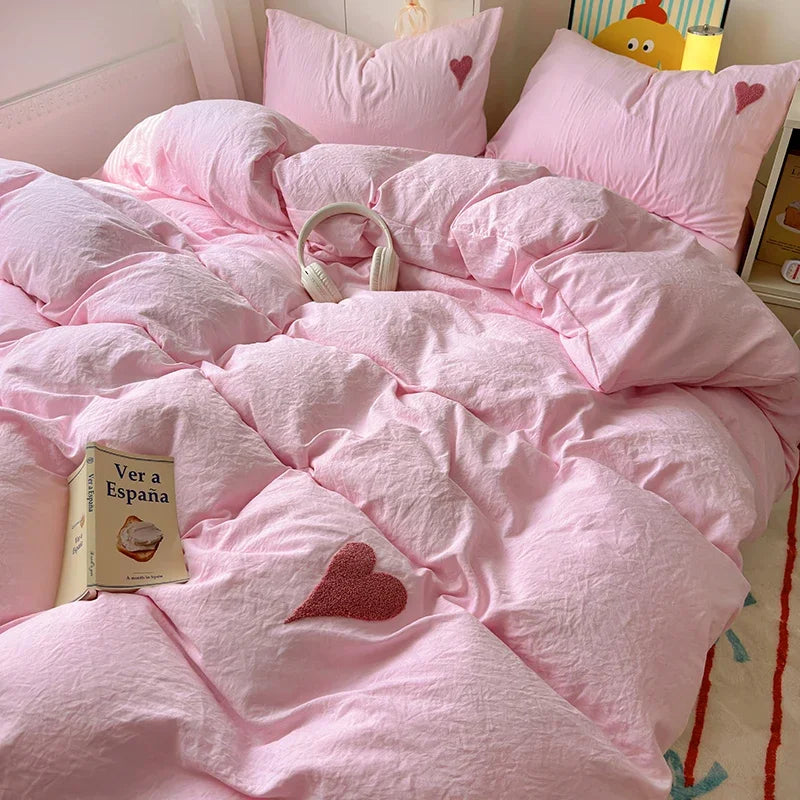 Super Soft Black Duvet Cover Set, Sheets