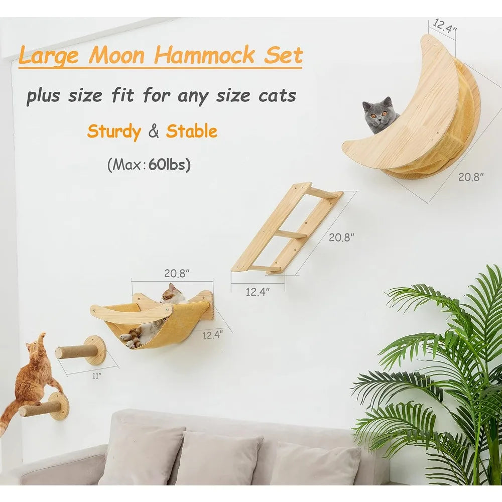 Cat Shelves and Perches Wall Mounted for Large Cats