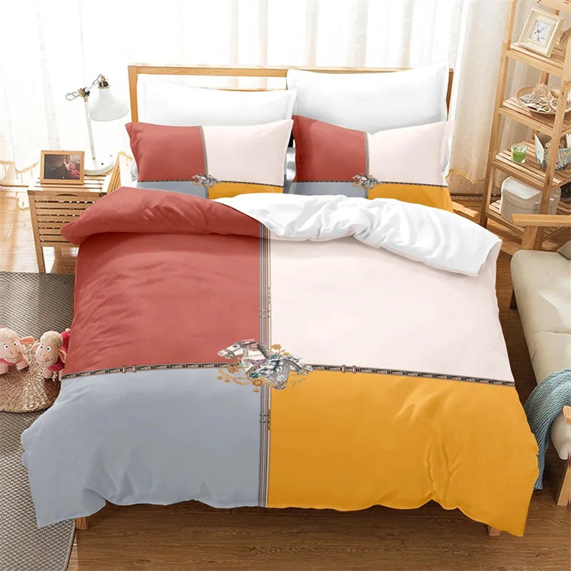 Luxury Horse Print Bedding Set