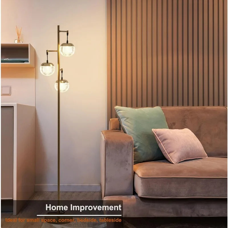 Modern Gold Floor Lamps for Living Room