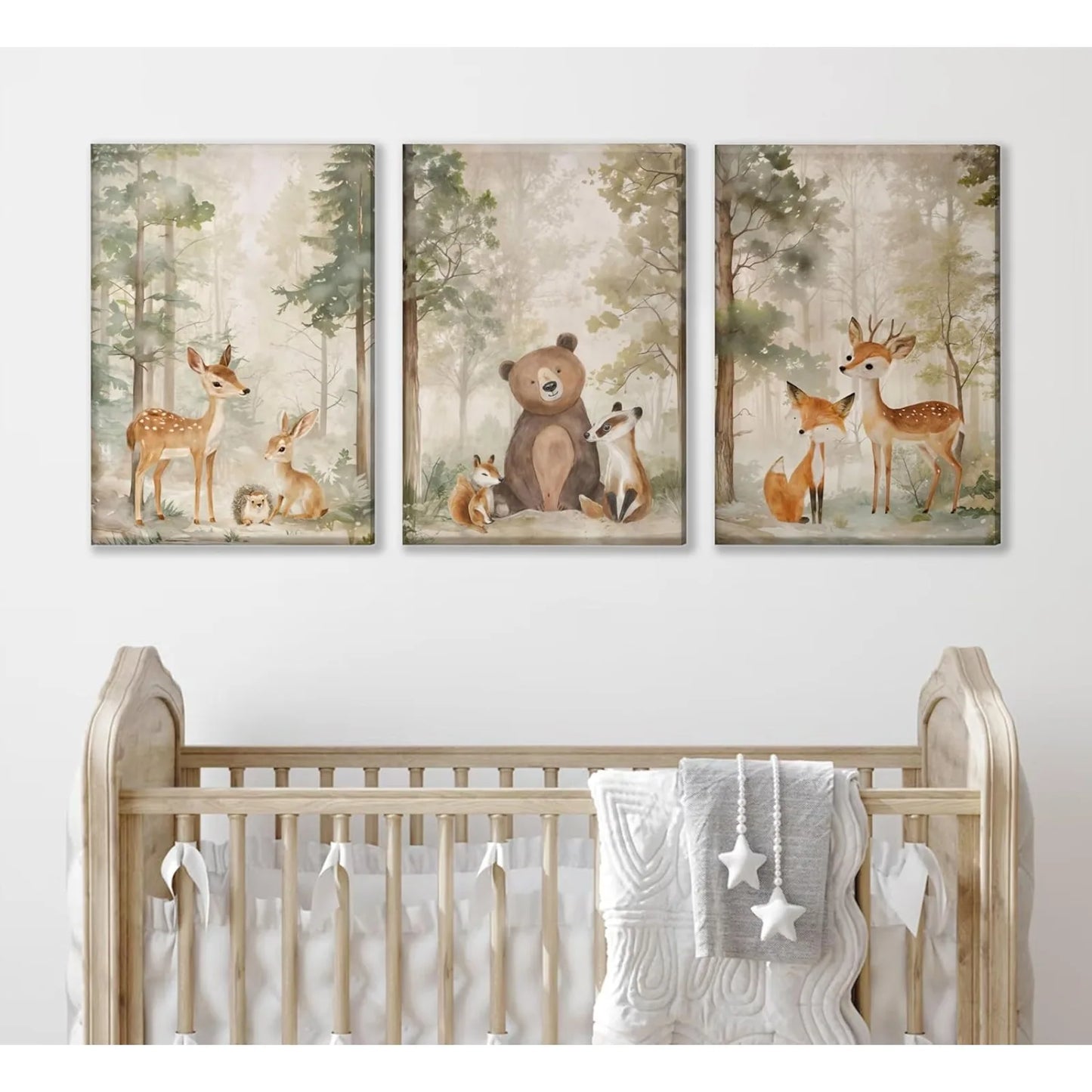 Woodland Animal Nursery Wall Decor