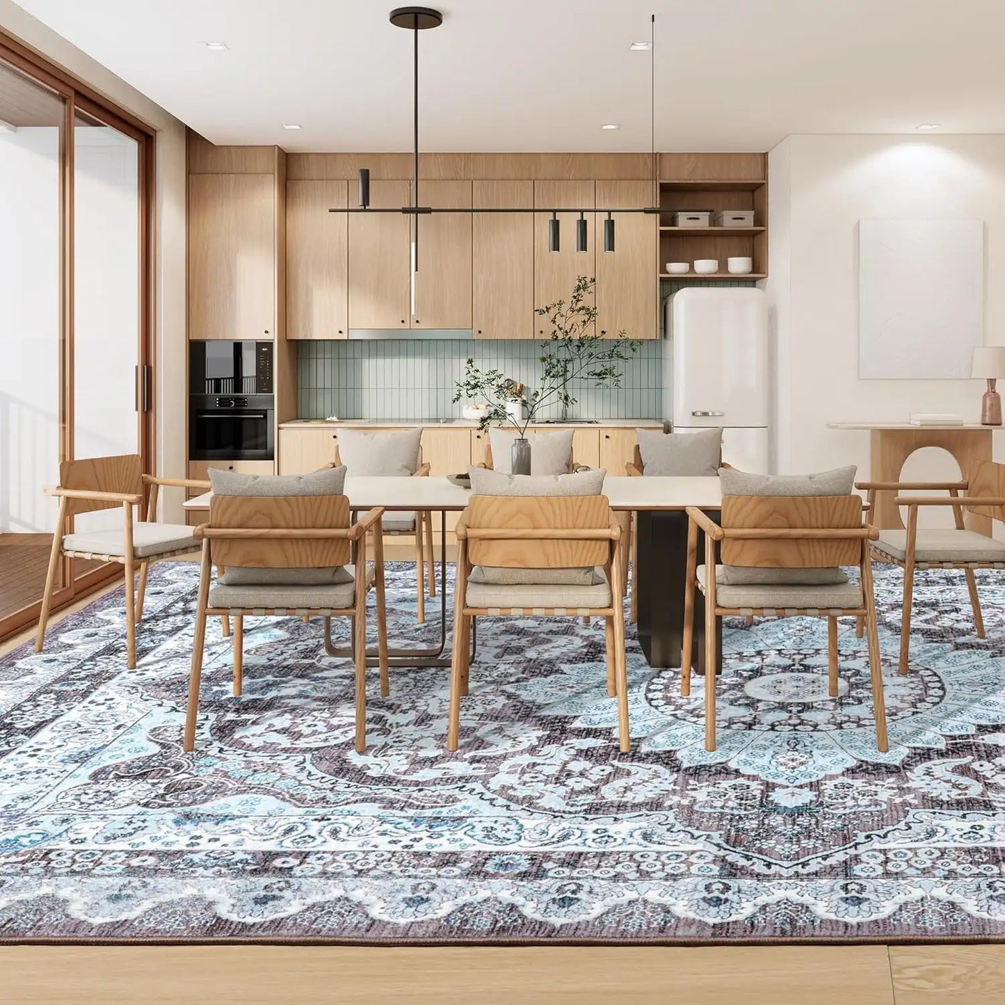 Vintage Floral Rugs Bedroom Living Room Home