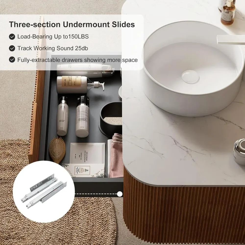 Modern Floating Bathroom Vanity with Sink