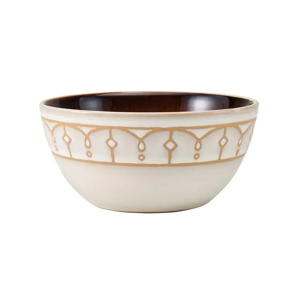 16-Piece Dinnerware Set Earthy Beige Stoneware