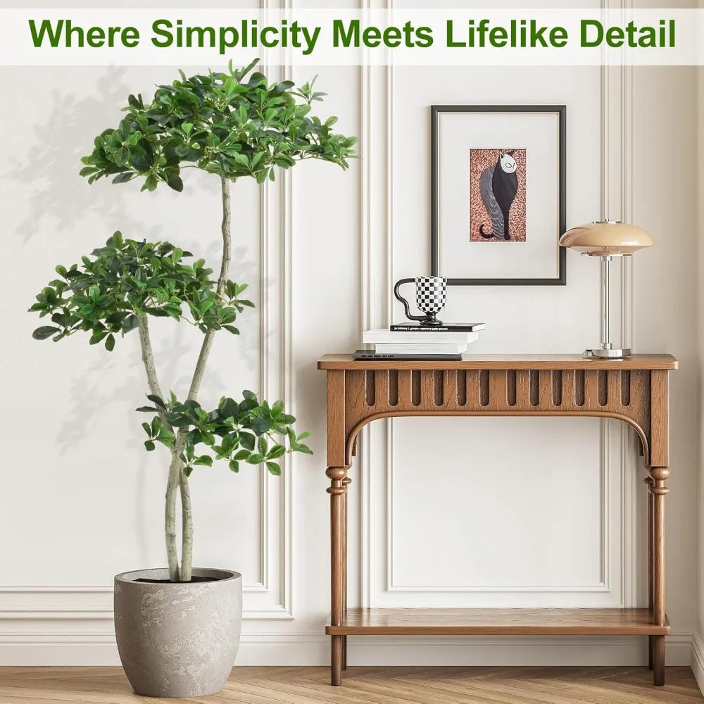5ft Tall Artificial Black Olive Tree