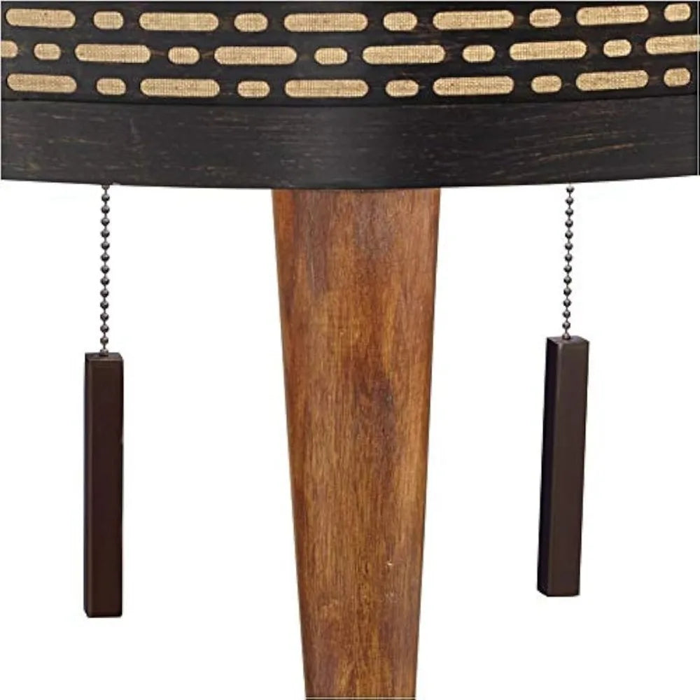 Mid Century Farmhouse Rustic Floor Lamp