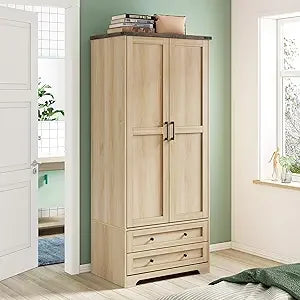 Modern Functional Clothes Cabinet with Adjustable Shelf