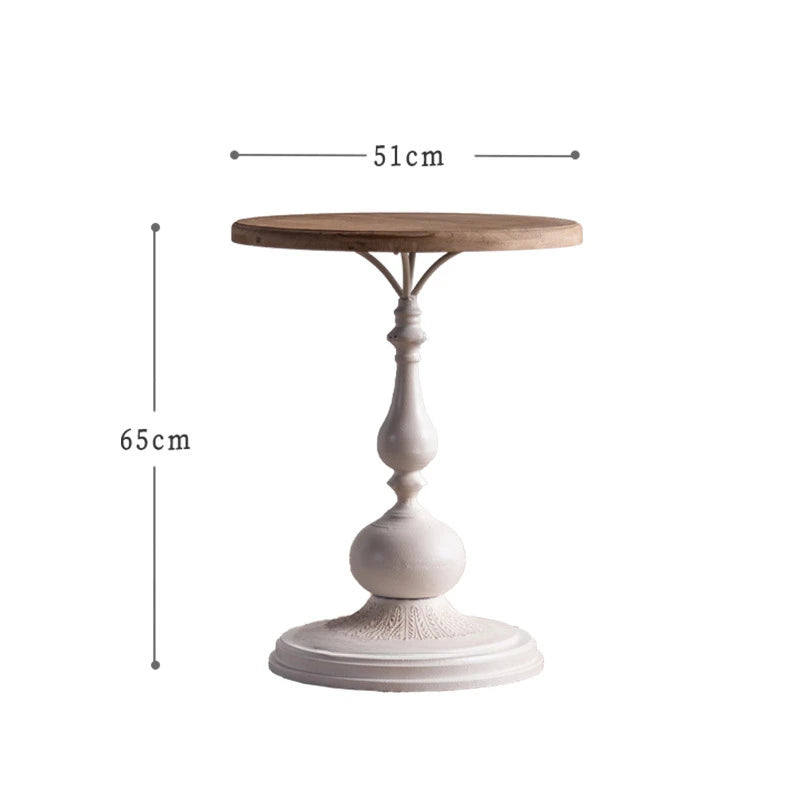 French Vintage Solid Wood Small Table
