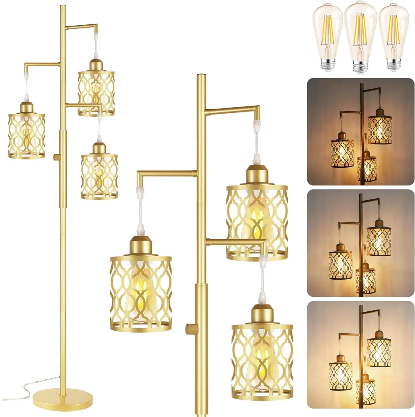 Dimmable Farmhouse Floor Lamp