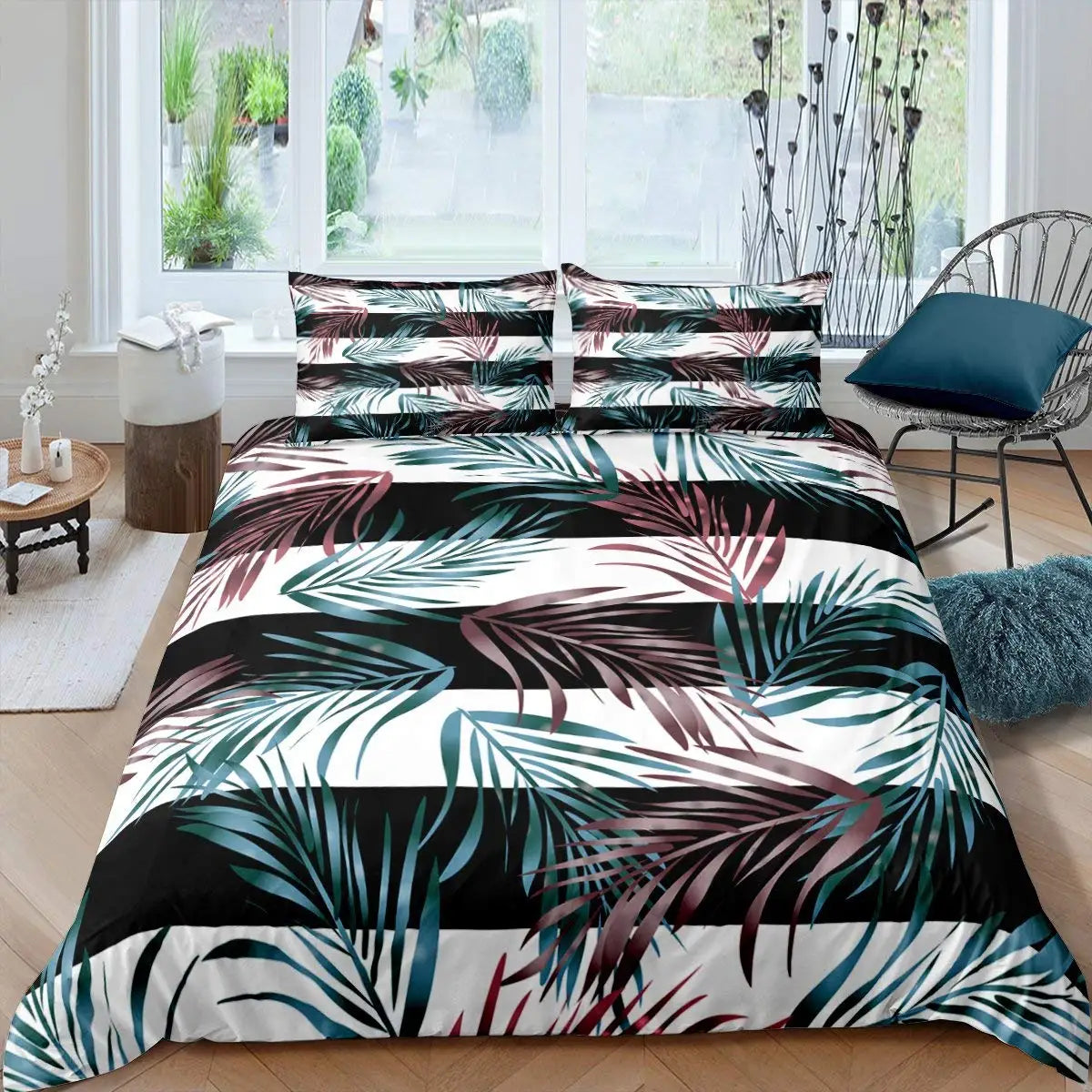 Palm Leaves Duvet Cover 2/3 Pieces