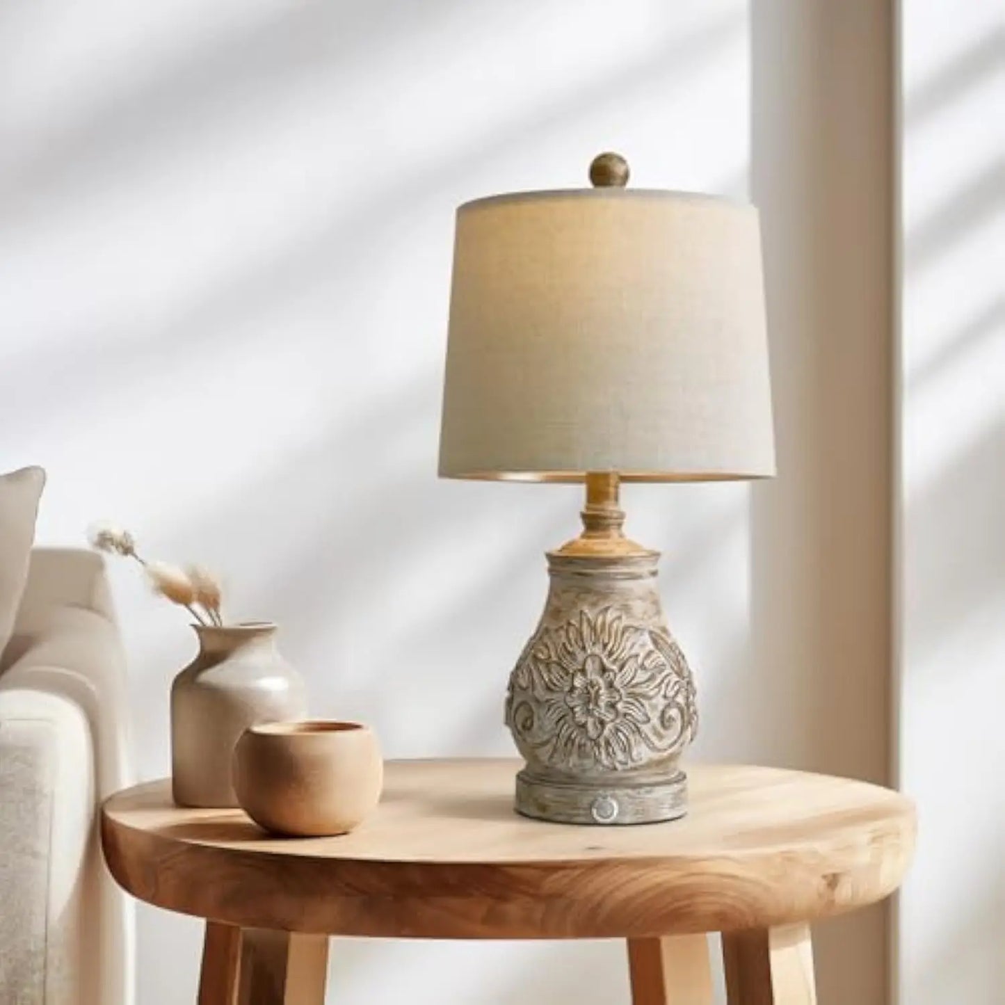 Table Lamp Set of 2 3 Way Dimmable Touch Lamps