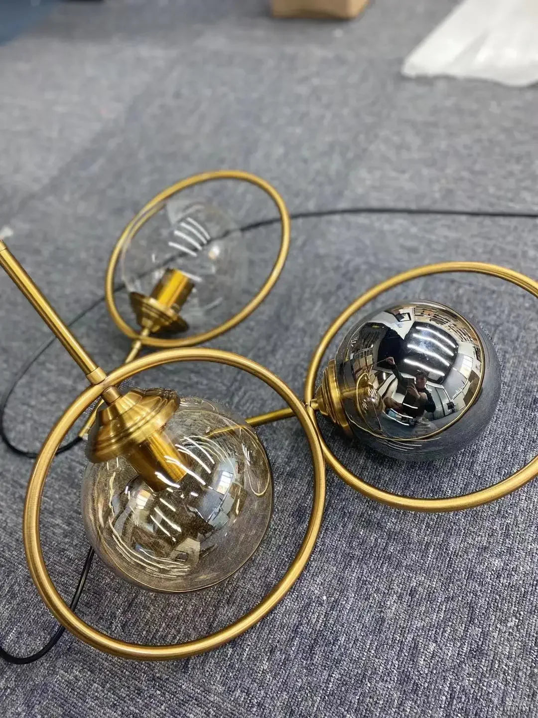 Modern Glass Ball Pendant Lighting Fixture