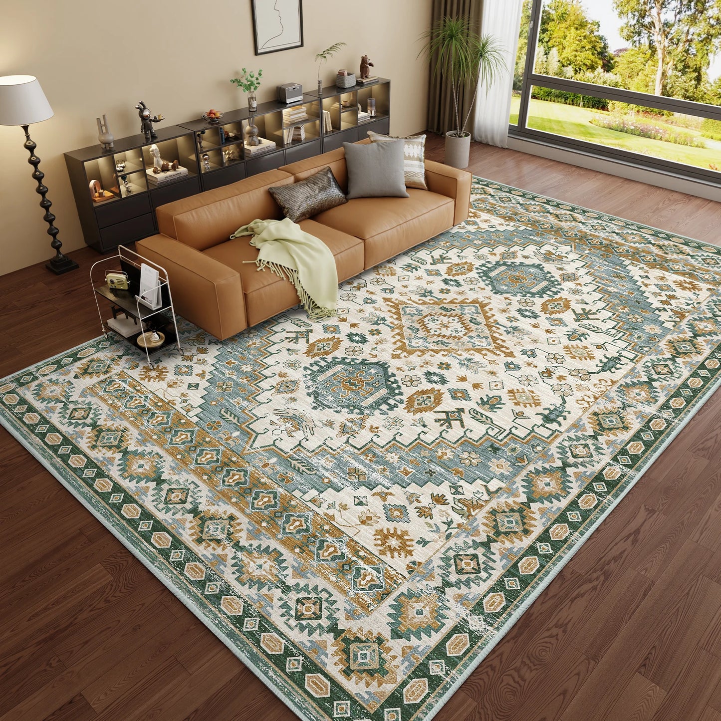 Throw Carpet for Living Room Bedroom Kitchen