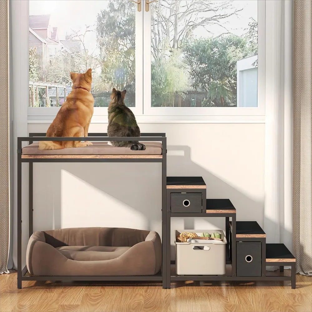 Pet Bunk Bed, Dogs/Cats Window Perch