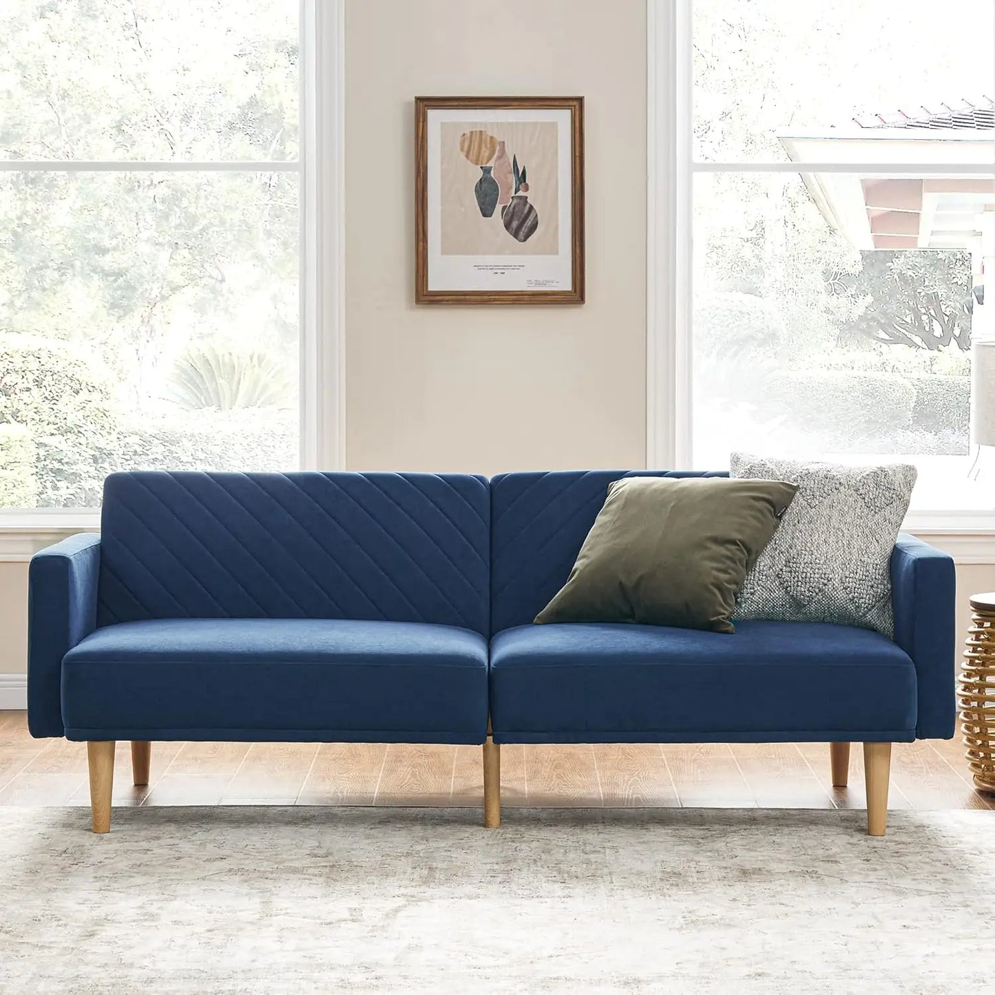 Mid Century Modern Futon Sofa Bed