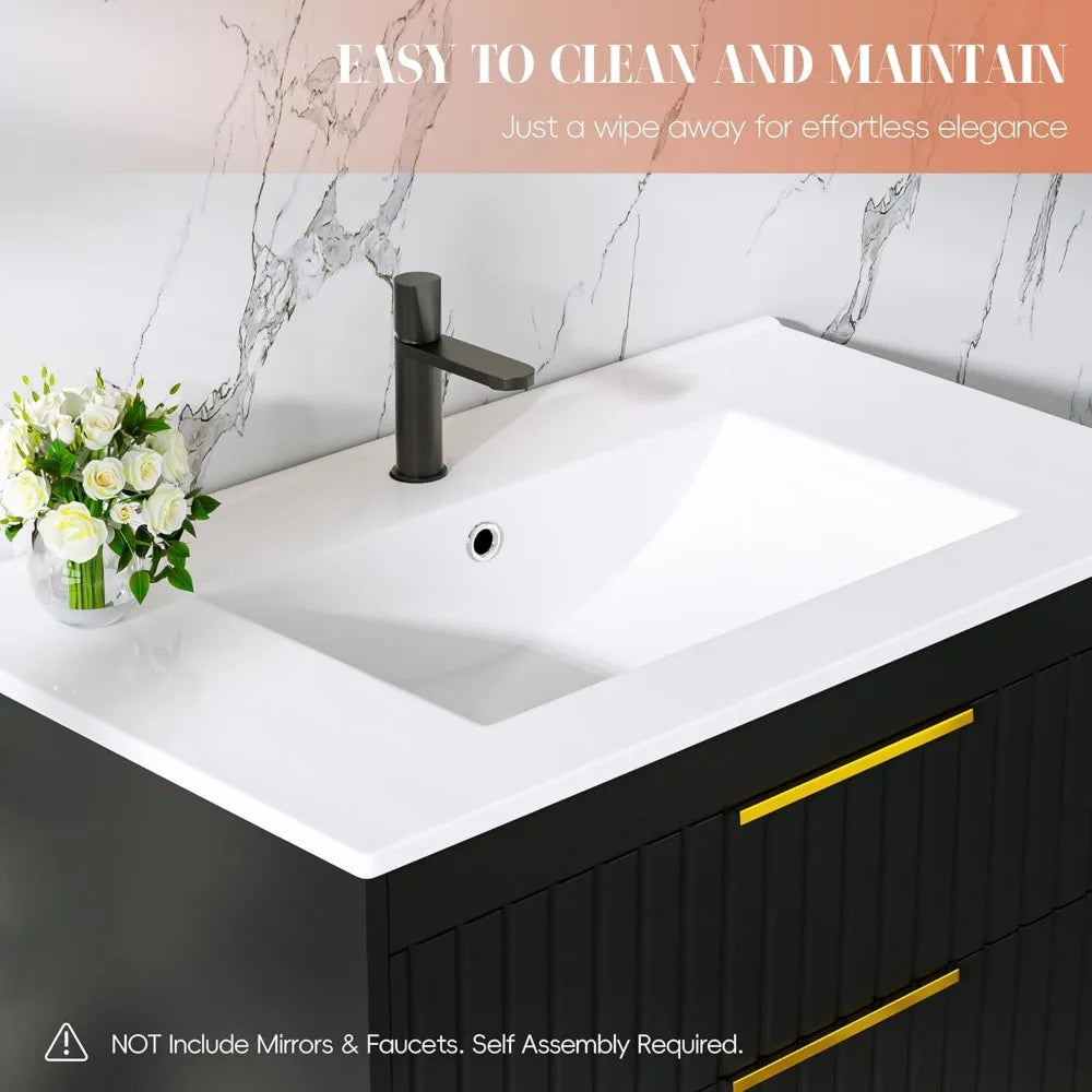 30" Bathroom Vanity with Sink
