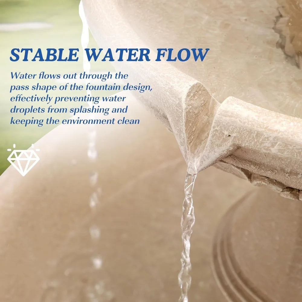 Large Cascading Outdoor Water Fountain