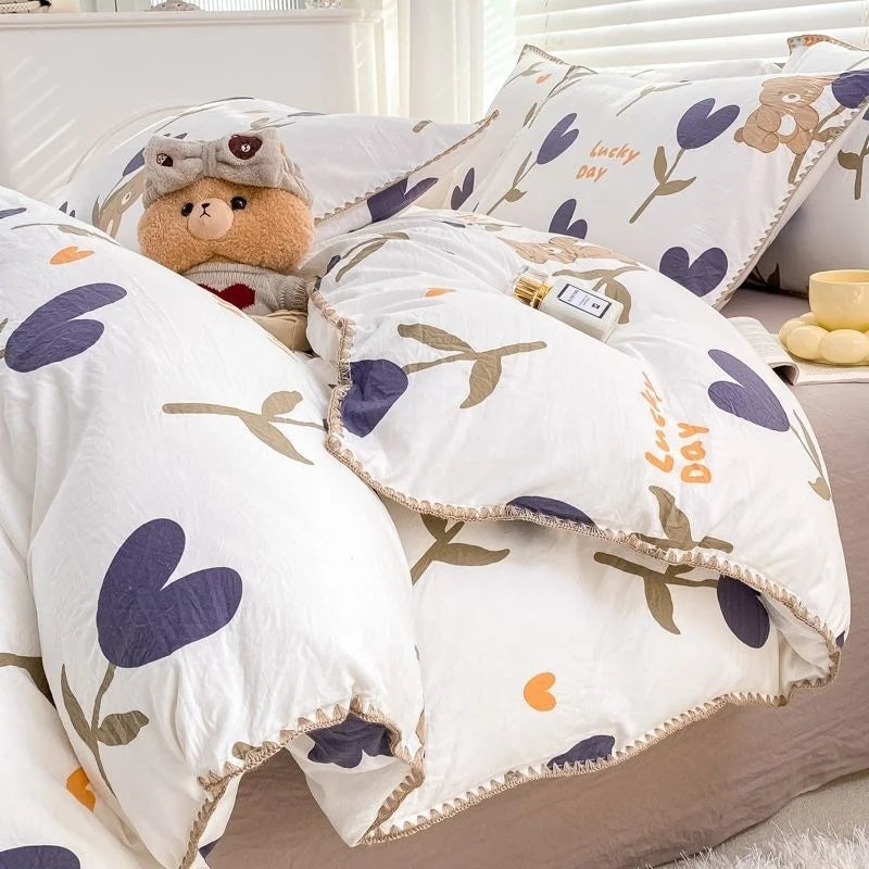 Cute Cotton Bedding with Bed Linens