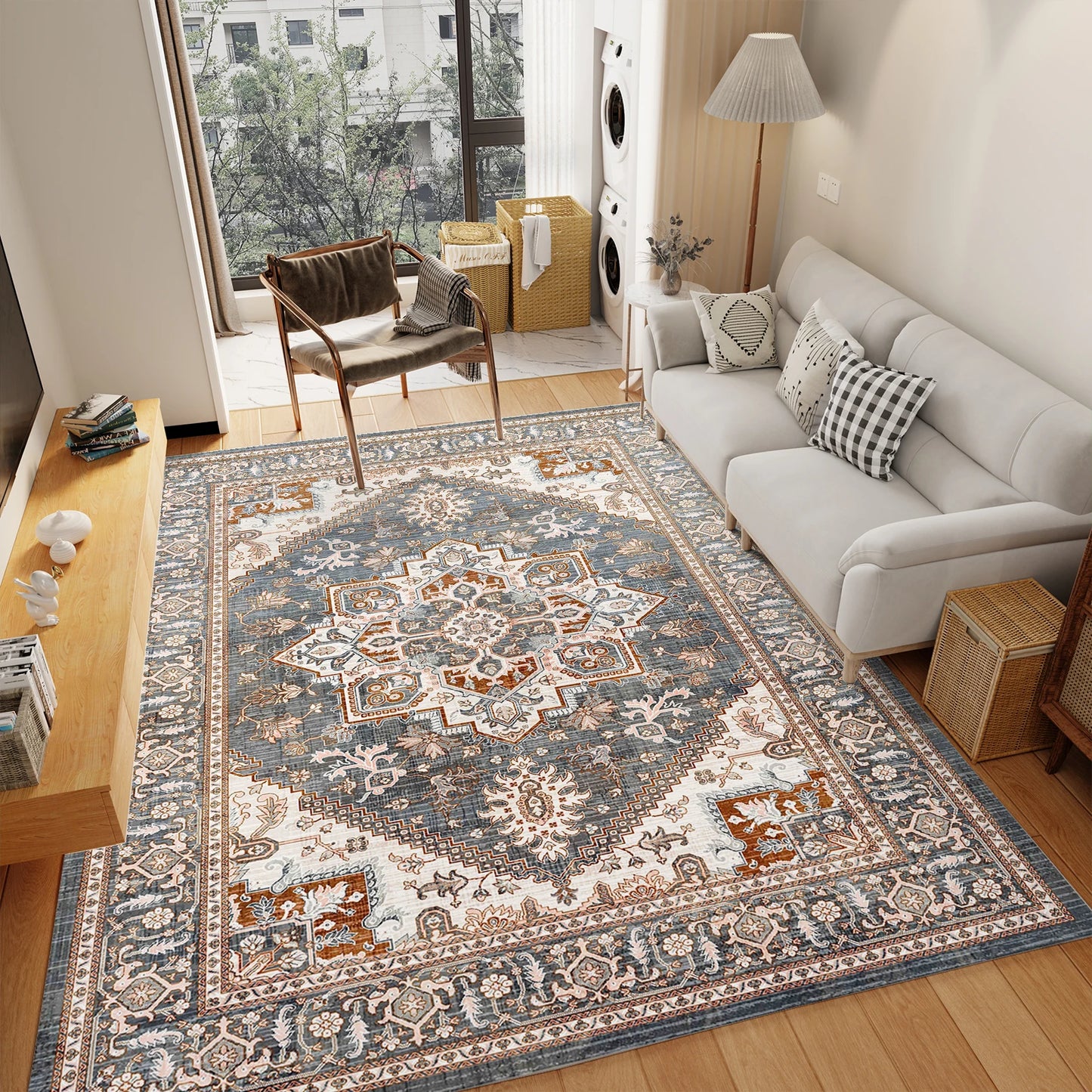 Throw Carpet for Living Room Bedroom Kitchen