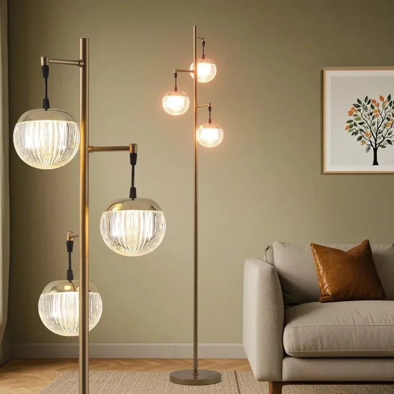 Modern Gold Floor Lamps for Living Room