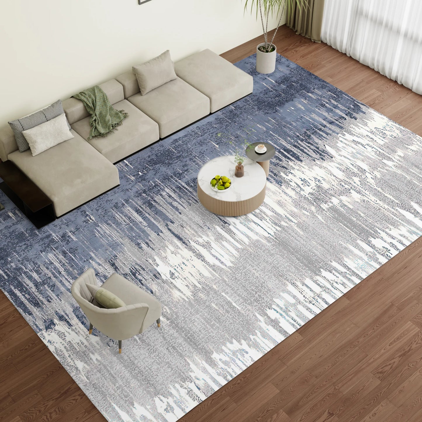 Throw Carpet for Living Room Bedroom Kitchen