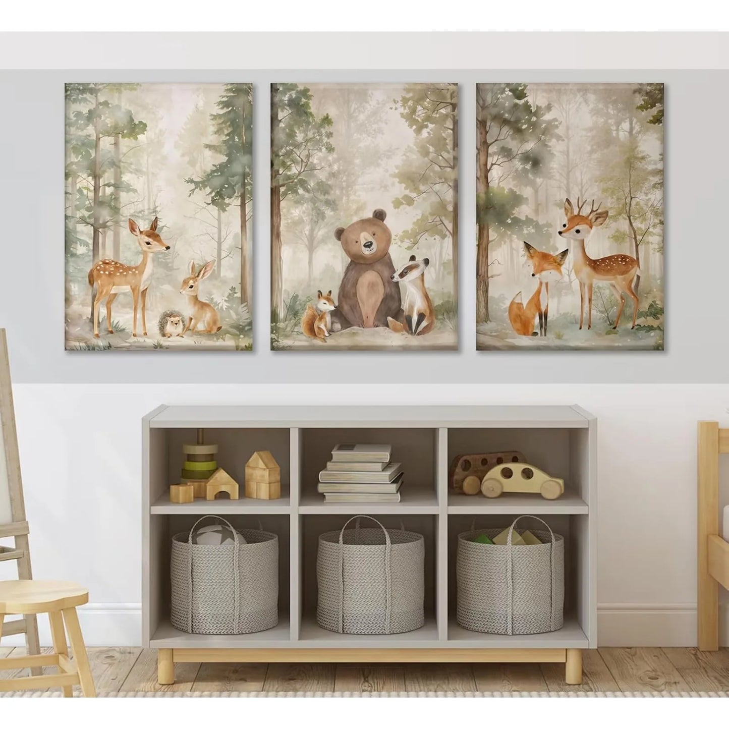 Woodland Animal Nursery Wall Decor