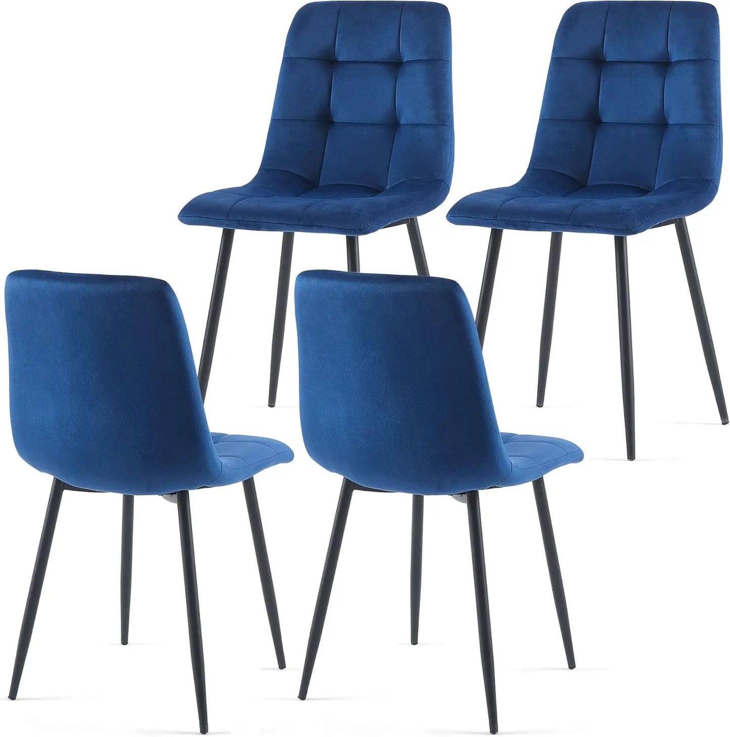 Velvet Dinner Chairs Set of 4