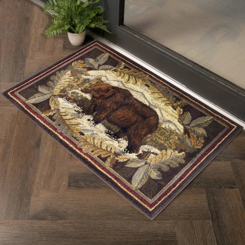 7 ft. 10 in. x 10 ft. 3 in. Lodge Area Rug