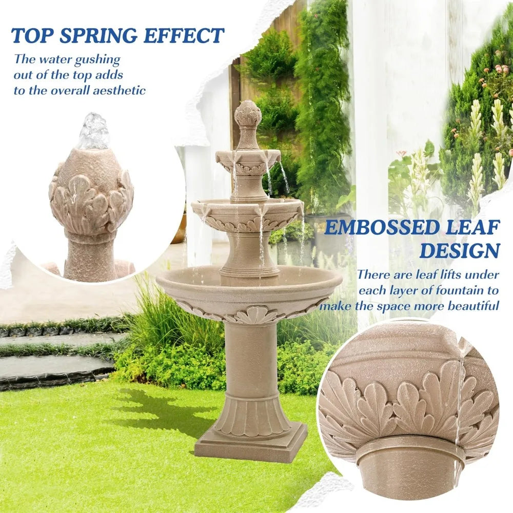 Large Cascading Outdoor Water Fountain