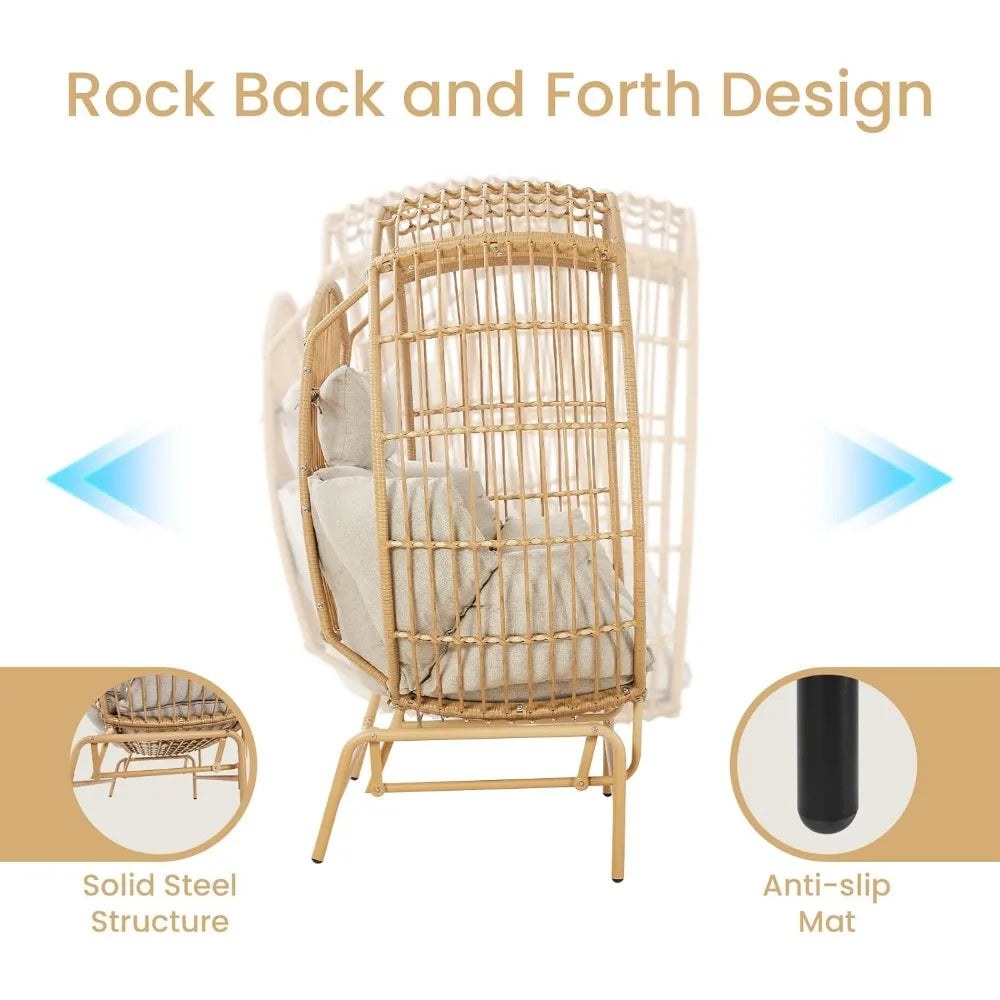 Outdoor Glider Egg Chair