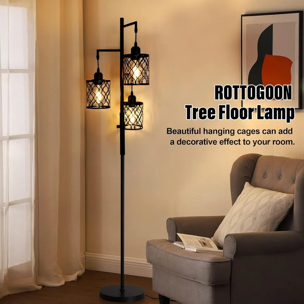 Dimmable Farmhouse Floor Lamp